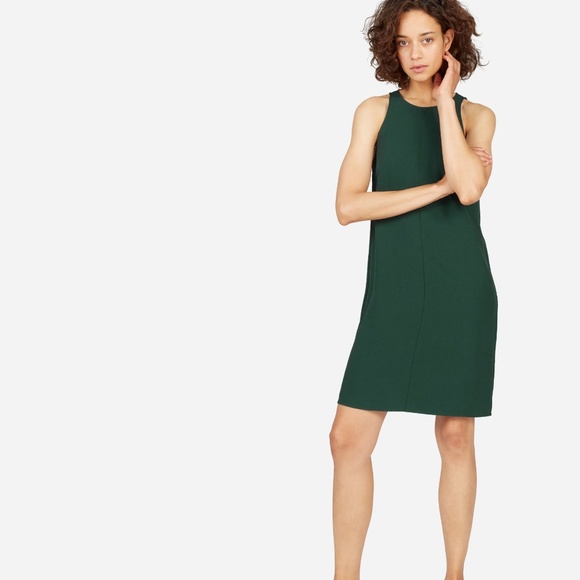 Everlane Dresses & Skirts - Everlane Japanese GoWeave Green Tank Dress Size 2